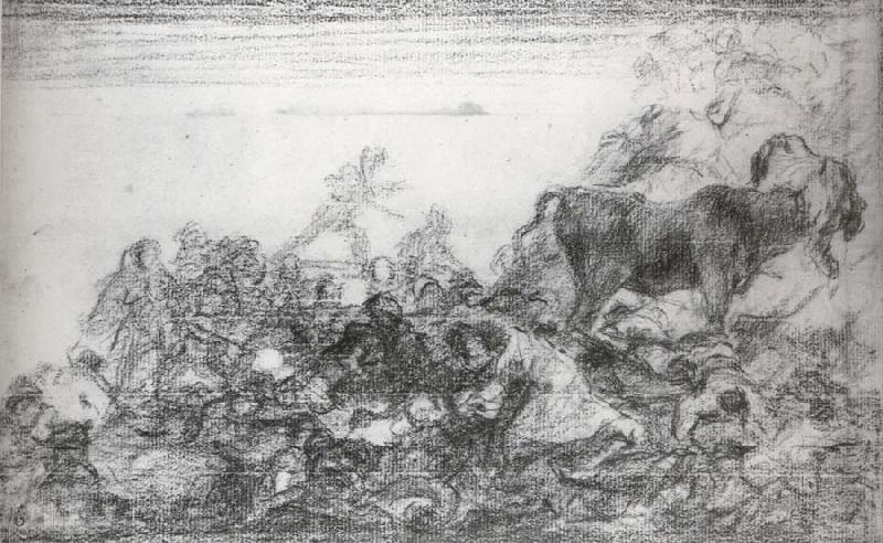 Francisco Goya Preparatory drawing for plate china oil painting image